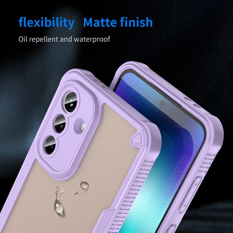 For Samsung Galaxy A37 5G Armor Glaze PC Hybrid TPU Phone Case