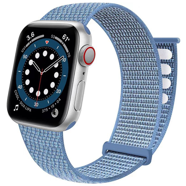 For Apple Watch 42mm / 41mm / 40mm / 38mm Dual Hook and Loop Fastener Nylon Watch Band