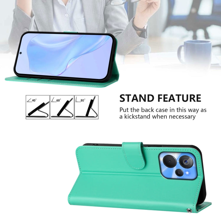 For Realme 10T 5G / 10s 5G Skin Feel Solid Color Leather Phone Case with Lanyard