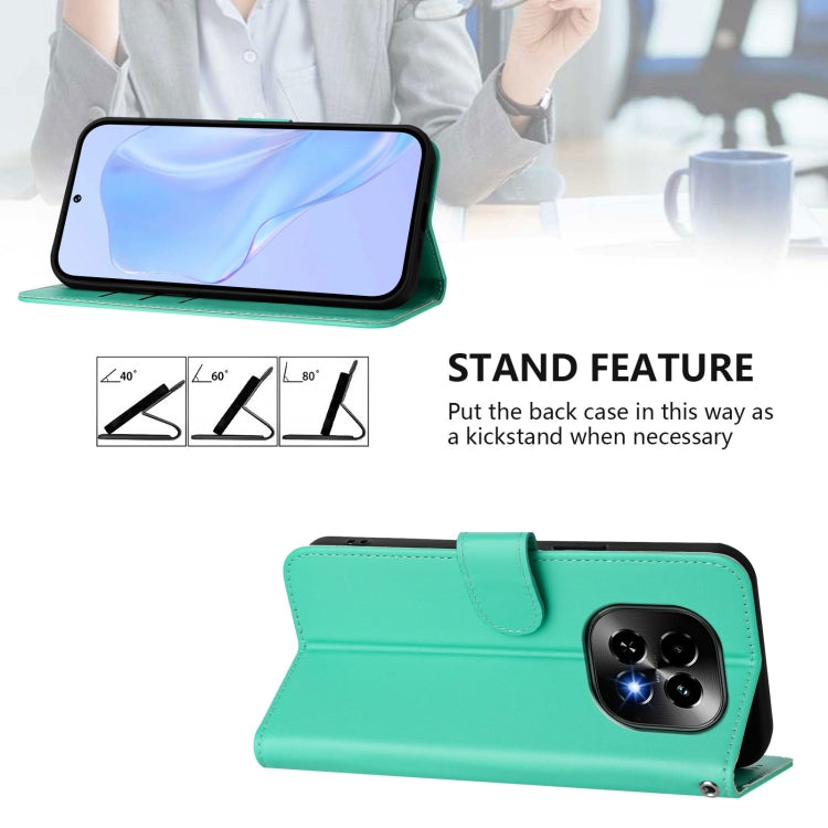 For Realme C63 5G Global Skin Feel Solid Color Leather Phone Case with Lanyard