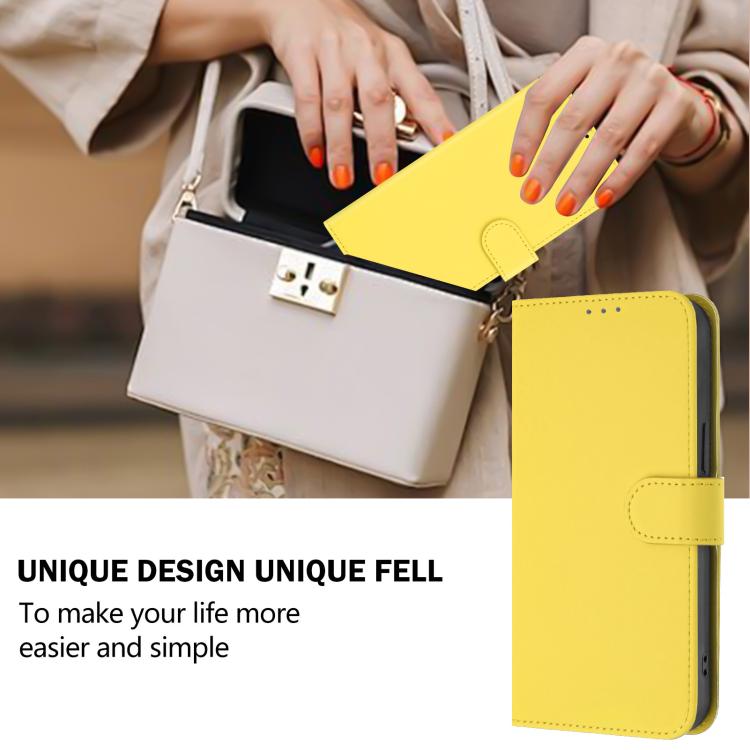 For Realme Narzo 80 Pro Skin Feel Solid Color Leather Phone Case with Lanyard