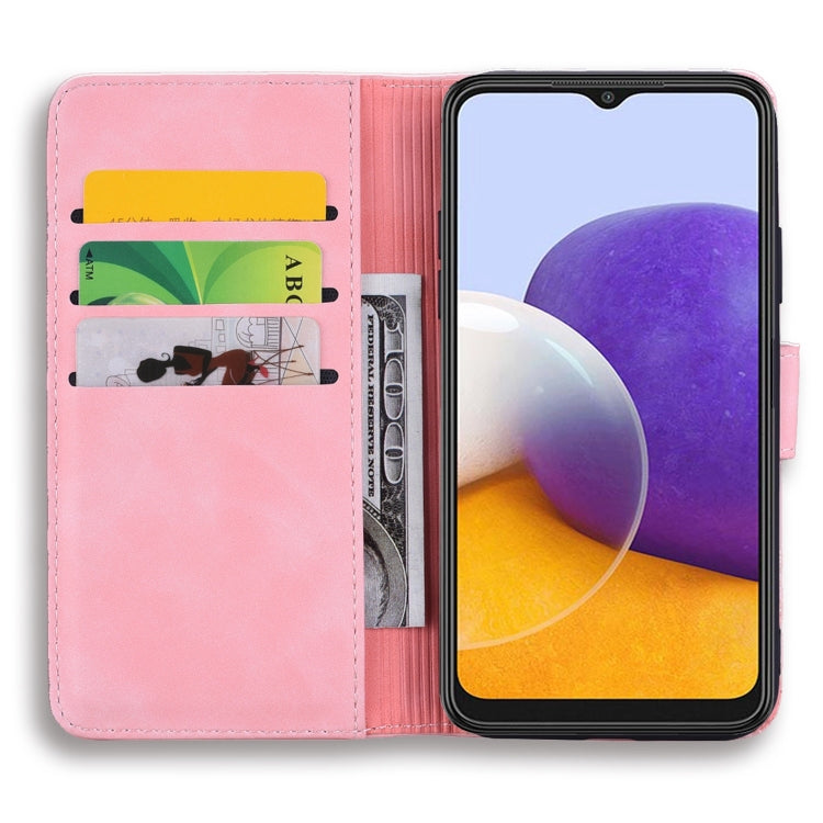 For Samsung Galaxy S25+ / S24+ 5G Mandala Embossed Dual-Fold Calf Leather Phone Case
