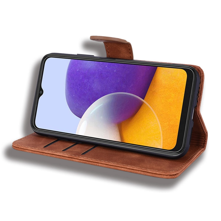 For Samsung Galaxy S23+ 5G Mandala Embossed Dual-Fold Calf Leather Phone Case