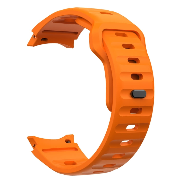 For Samsung Galaxy Watch 7 / 6 / 5 / 4 Wave Texture Reverse Buckle Silicone Watch Band