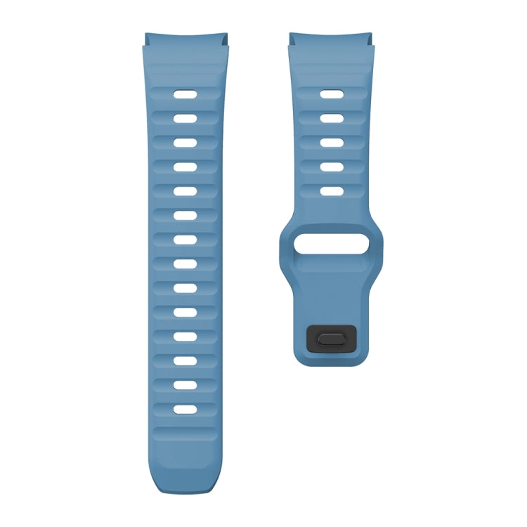 For Samsung Galaxy Watch 7 / 6 / 5 / 4 Wave Texture Reverse Buckle Silicone Watch Band
