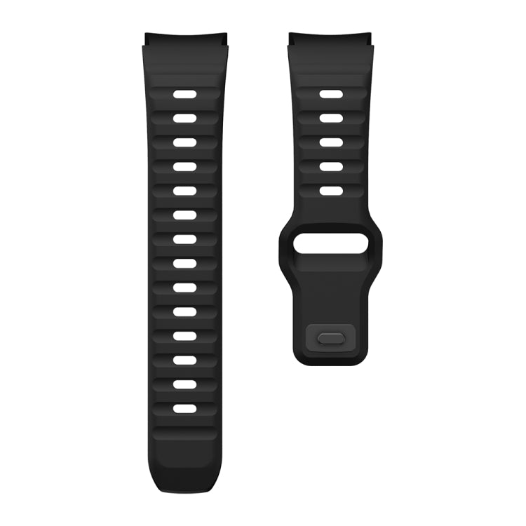 For Samsung Galaxy Watch 7 / 6 / 5 / 4 Wave Texture Reverse Buckle Silicone Watch Band