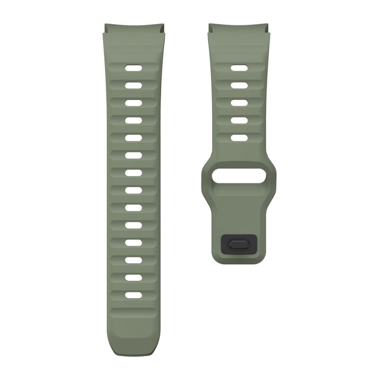 For Samsung Galaxy Watch 7 / 6 / 5 / 4 Wave Texture Reverse Buckle Silicone Watch Band