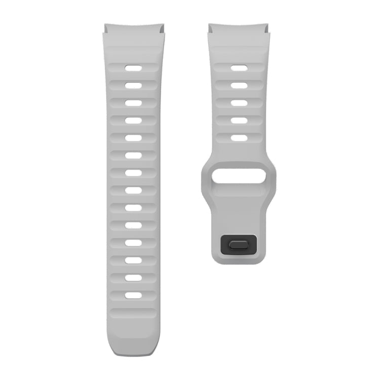 For Samsung Galaxy Watch 7 / 6 / 5 / 4 Wave Texture Reverse Buckle Silicone Watch Band