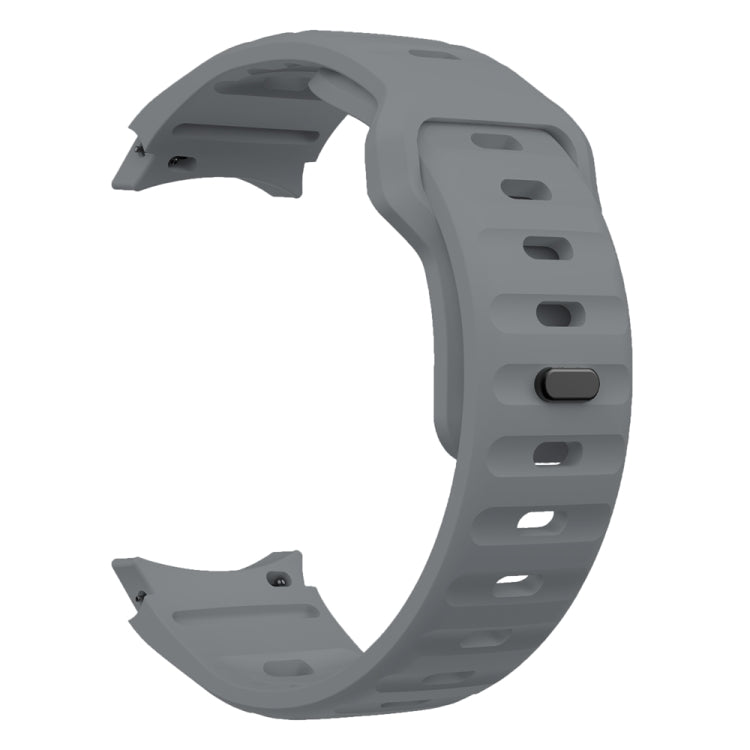 For Samsung Galaxy Watch 7 / 6 / 5 / 4 Wave Texture Reverse Buckle Silicone Watch Band