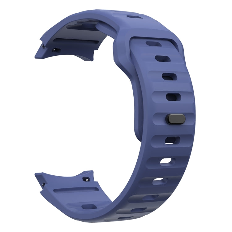 For Samsung Galaxy Watch 7 / 6 / 5 / 4 Wave Texture Reverse Buckle Silicone Watch Band