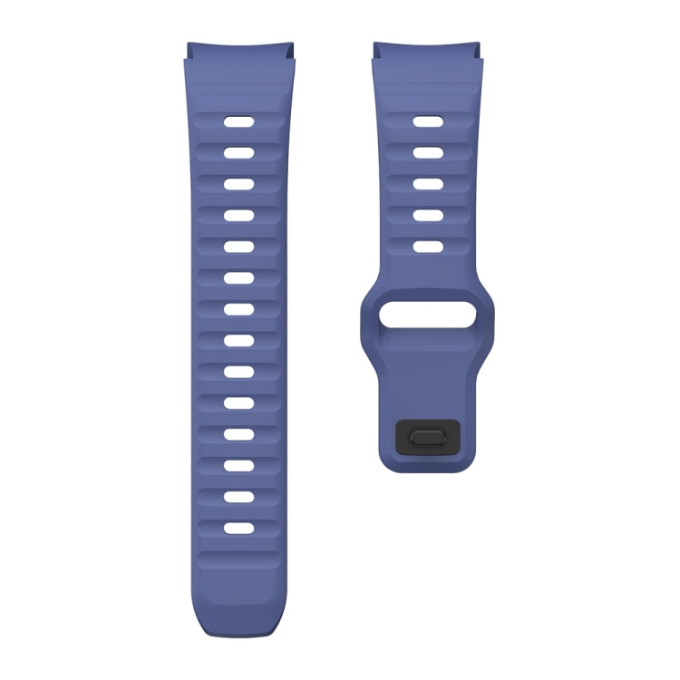 For Samsung Galaxy Watch 7 / 6 / 5 / 4 Wave Texture Reverse Buckle Silicone Watch Band
