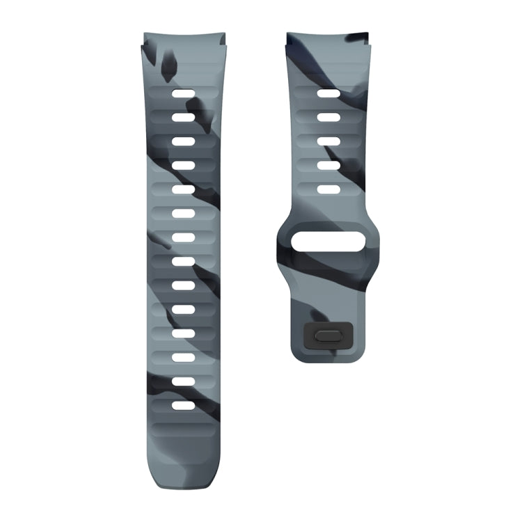 For Samsung Galaxy Watch 7 / 6 / 5 / 4 Wave Texture Reverse Buckle Silicone Watch Band