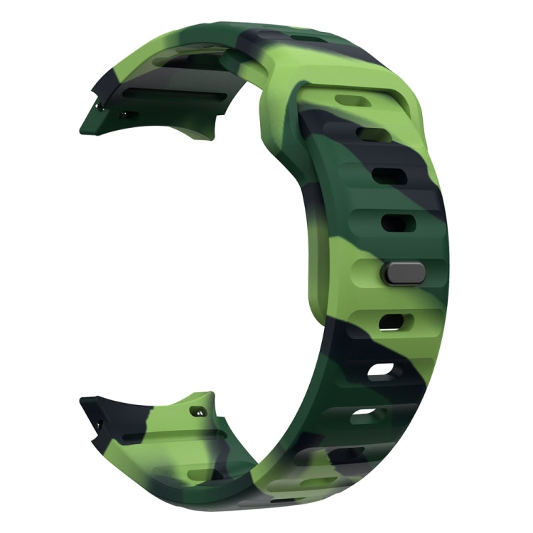 For Samsung Galaxy Watch 7 / 6 / 5 / 4 Wave Texture Reverse Buckle Silicone Watch Band