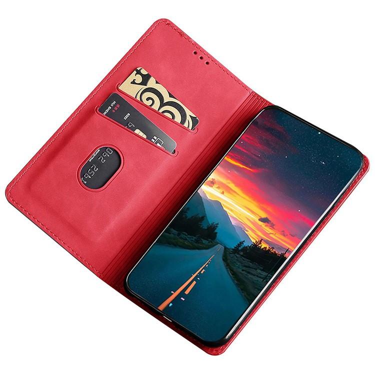 For iPhone 17 Skin Feel Magnetic Leather Phone Case
