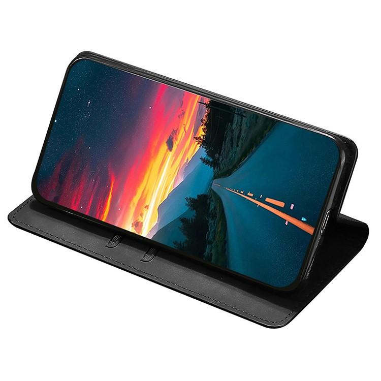 For iPhone Air Skin Feel Magnetic Leather Phone Case