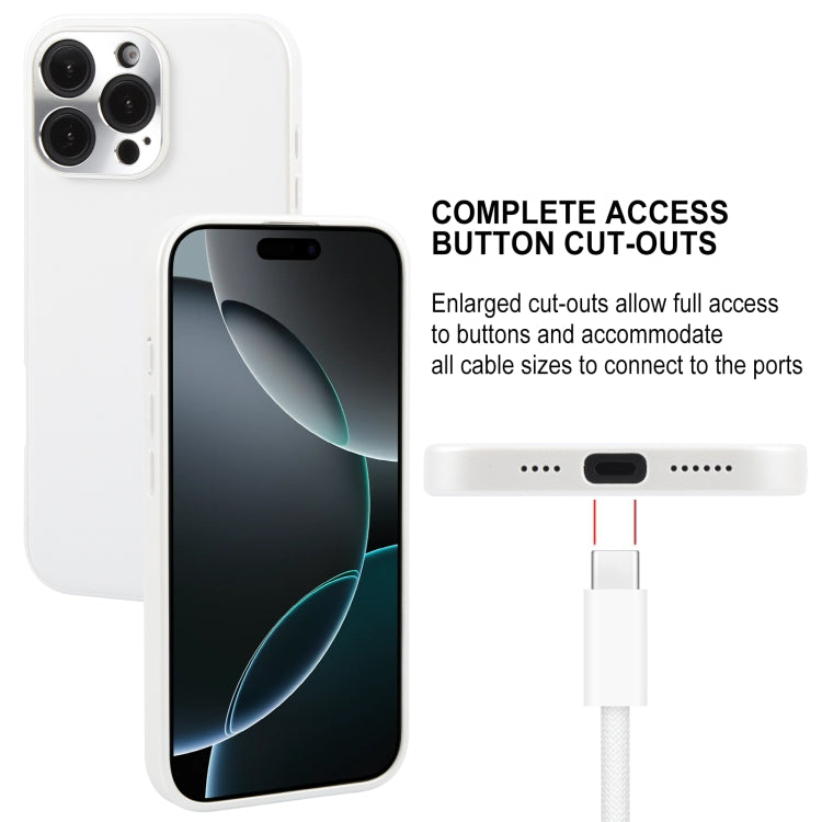 For iPhone 16 Pro Max GEBEI Plain Leather TPU Hybrid PU Phone Case