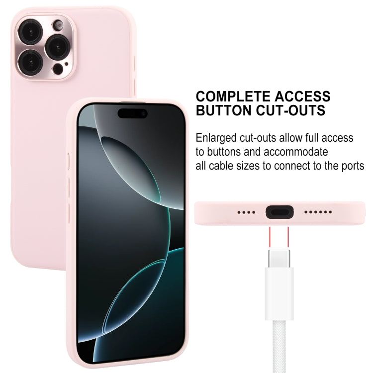 For iPhone 16 Pro Max GEBEI Plain Leather TPU Hybrid PU Phone Case