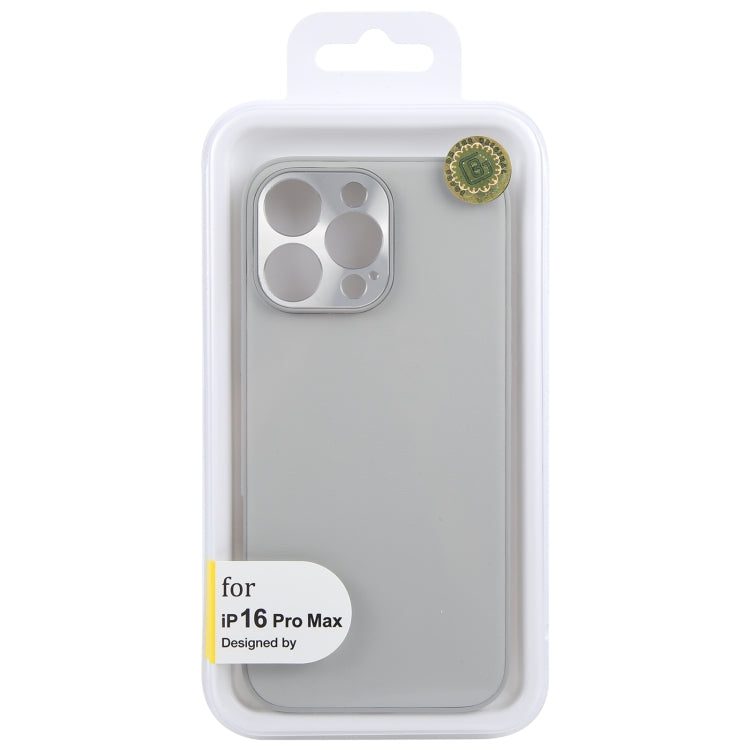 For iPhone 16 Pro Max GEBEI Plain Leather TPU Hybrid PU Phone Case