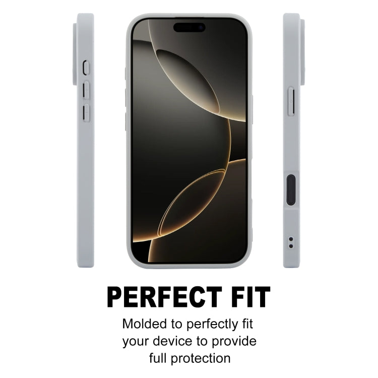 For iPhone 16 Pro GEBEI Plain Leather TPU Hybrid PU Phone Case