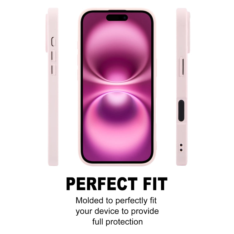 For iPhone 16 Plus GEBEI Plain Leather TPU Hybrid PU Phone Case