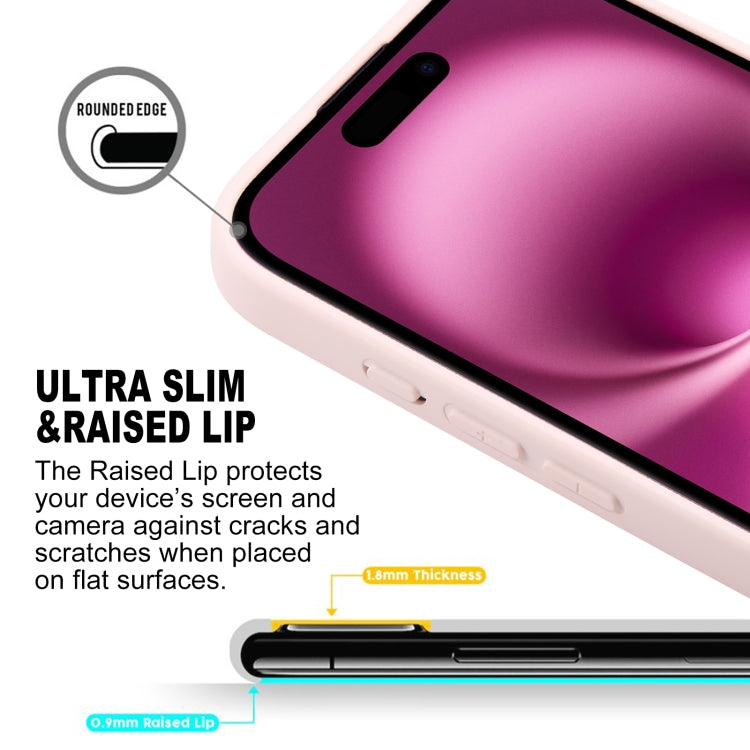 For iPhone 16 GEBEI Plain Leather TPU Hybrid PU Phone Case