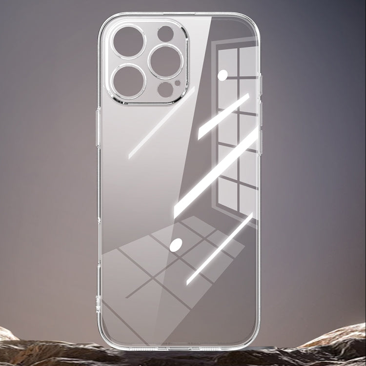 For iPhone 16 Plus TOTU PC-1 Soft Series Precision Lens Holes TPU Phone Case - Transparent