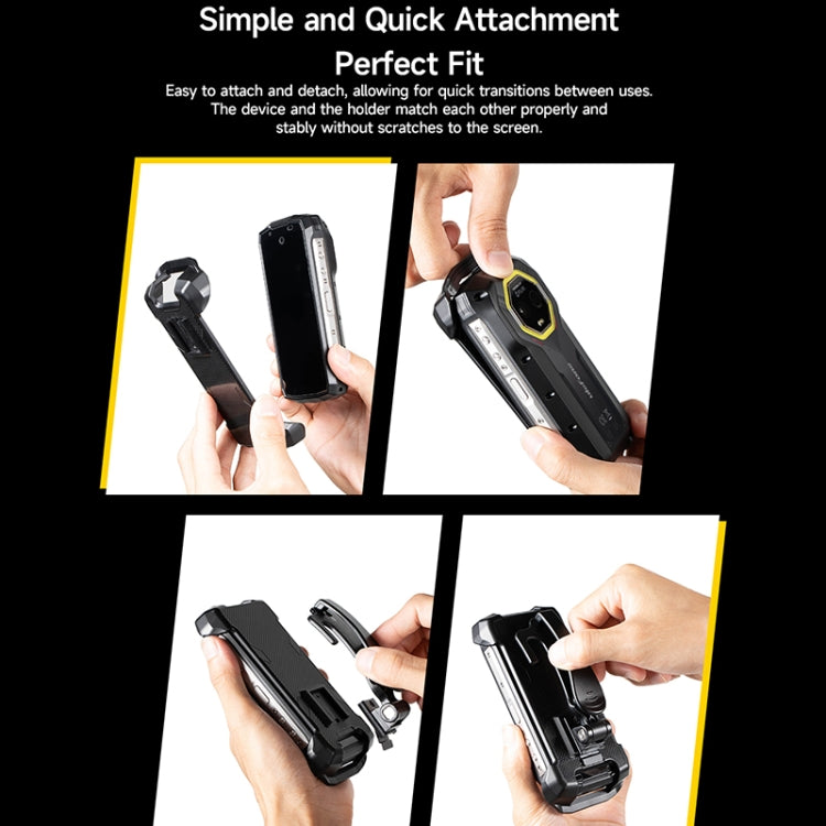 For Ulefone Armor mini 20T Pro / 20 Pro Ulefone Back Clip Phone Case - Black