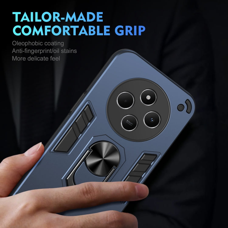 For Redmi 14C 4G Shockproof Metal Ring Holder Phone Case