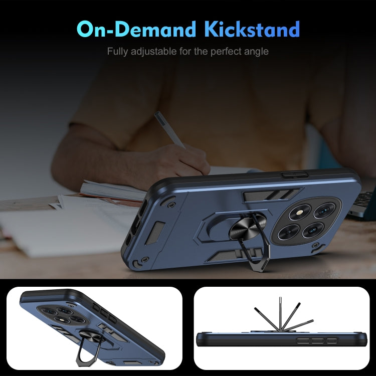 For Redmi Note 14 Pro 5G Shockproof Metal Ring Holder Phone Case