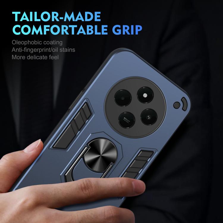For Redmi A4 5G Shockproof Metal Ring Holder Phone Case
