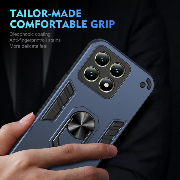 For Xiaomi 14T Shockproof Metal Ring Holder Phone Case