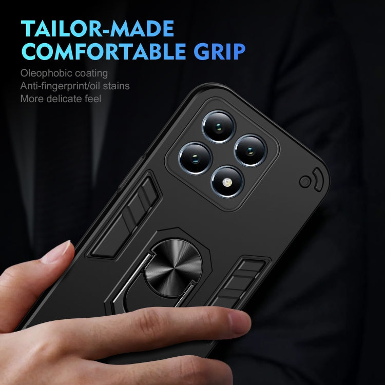 For Xiaomi 14T Pro Shockproof Metal Ring Holder Phone Case