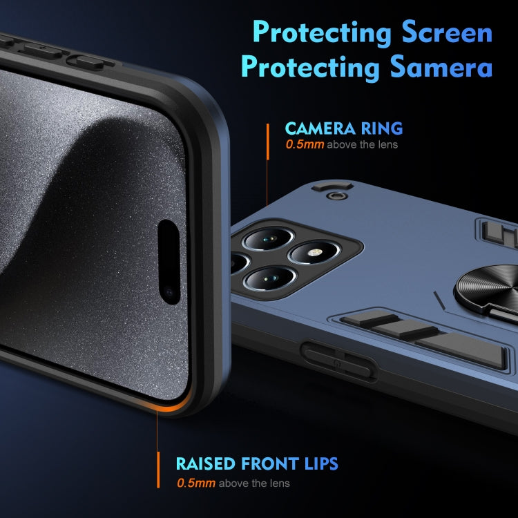 For Xiaomi 14T Pro Shockproof Metal Ring Holder Phone Case