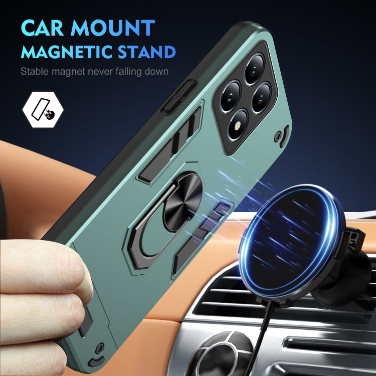 For Xiaomi 14T Pro Shockproof Metal Ring Holder Phone Case