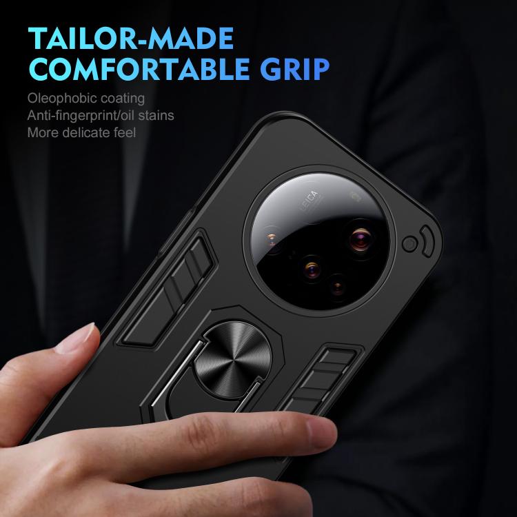 For Xiaomi 15 Ultra Shockproof Metal Ring Holder Phone Case