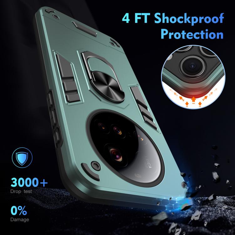 For Xiaomi 15 Ultra Shockproof Metal Ring Holder Phone Case