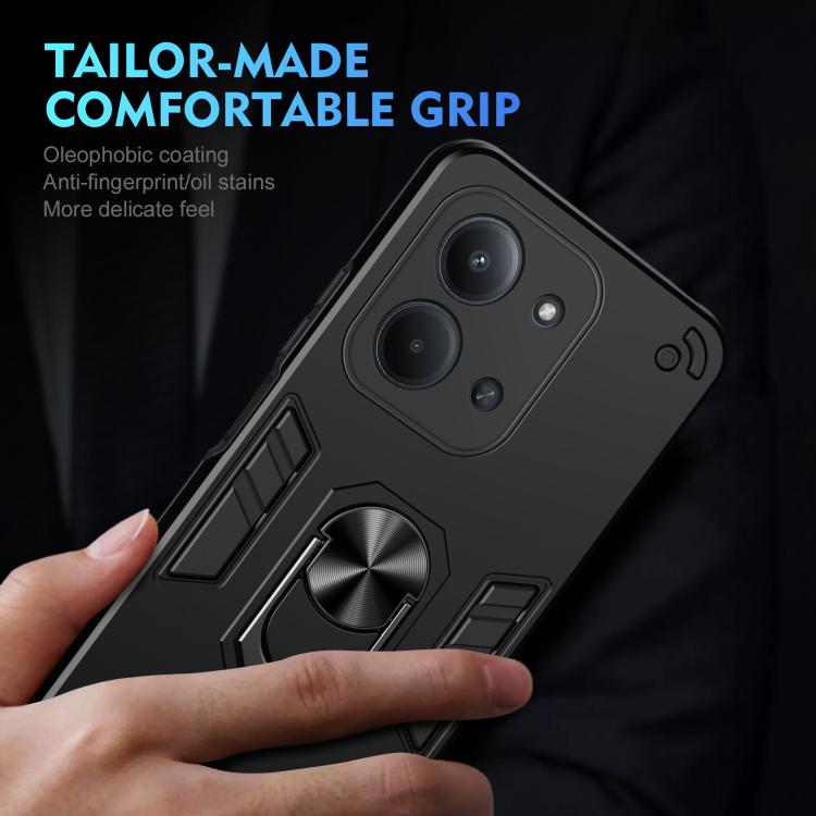 For Redmi 15C 5G / 4G Global 171mm / Poco C85 4G Shockproof Metal Ring Holder Phone Case
