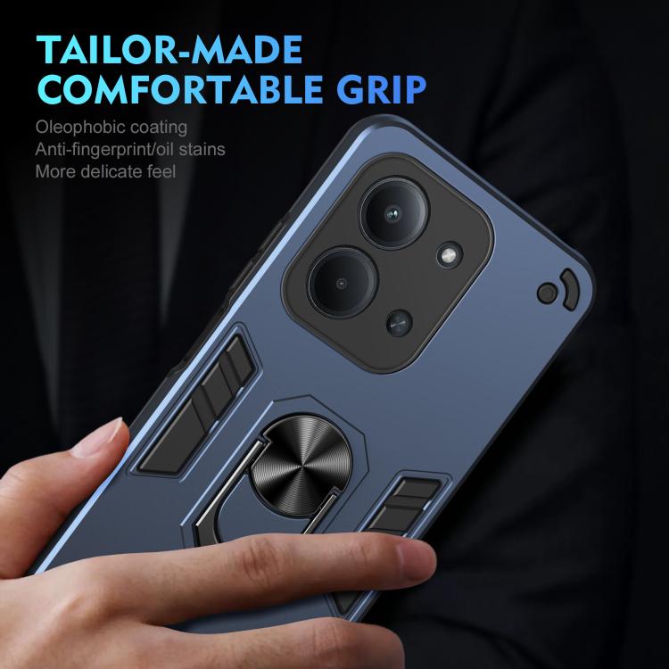 For Redmi 15C 5G / 4G Global 171mm / Poco C85 4G Shockproof Metal Ring Holder Phone Case