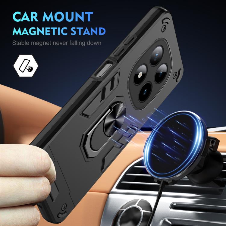 For Redmi Note 15 Pro+ 5G 163.3mm/Poco M8 Pro 5G Shockproof Metal Ring Holder Phone Case