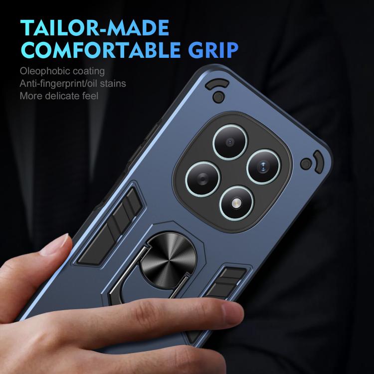 For Redmi Note 15 5G / 4G 164mm / Poco M8 5G Shockproof Metal Ring Holder Phone Case