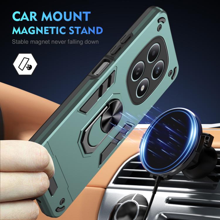 For Redmi Note 15 5G / 4G 164mm / Poco M8 5G Shockproof Metal Ring Holder Phone Case
