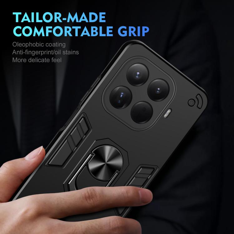For Xiaomi 15T Pro Shockproof Metal Ring Holder Phone Case