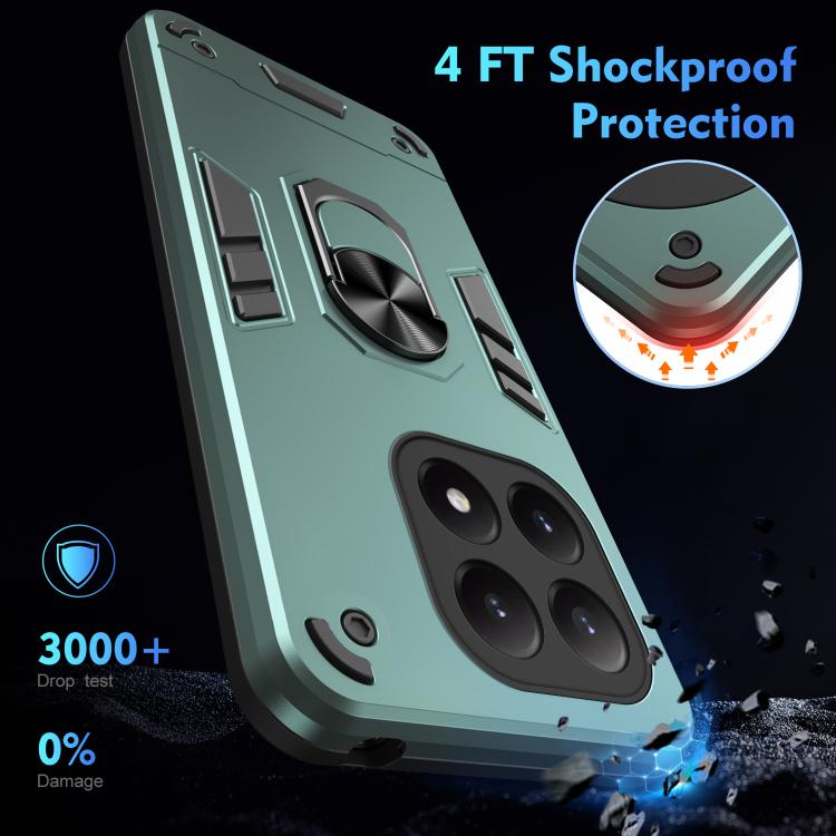 For Xiaomi 15T Shockproof Metal Ring Holder Phone Case