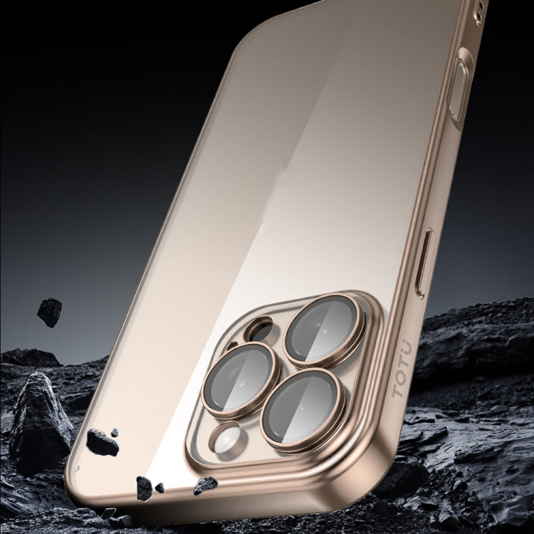 For iPhone 16 TOTU PC-2 Soft Jane Series Electroplated TPU Phone Case with Lens Film
