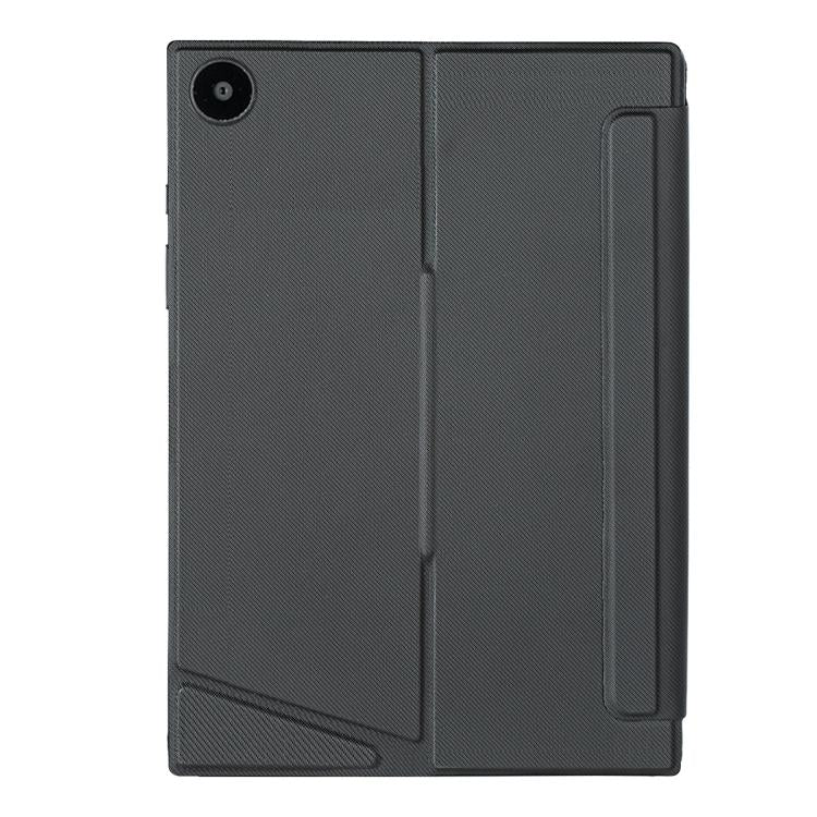 For Samsung Galaxy Tab A11+ Detachable Backlit Bluetooth Keyboard Leather Case with Touchpad - Black