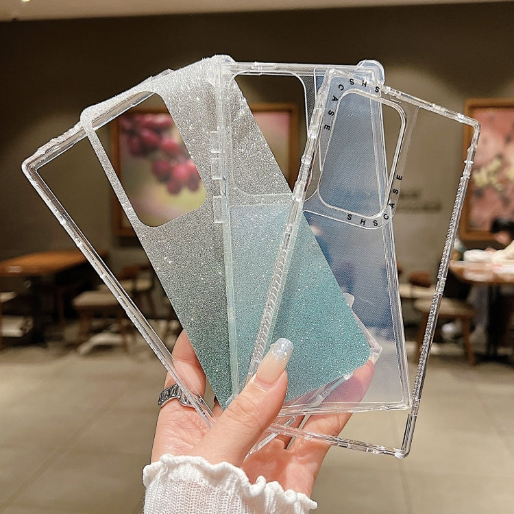 For Samsung Galaxy S24 Ultra 5G TPU + PC + Glitter Paper Full Coverage Phone Case