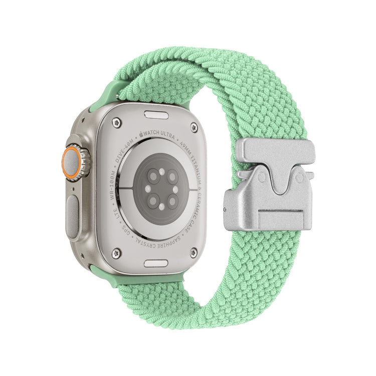 For Apple Watch 46mm / 49mm / 45mm / 44mm Snap Button Braided Watch Band