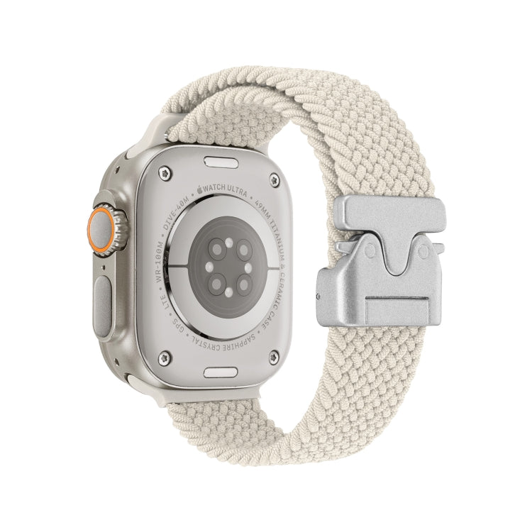 For Apple Watch 46mm / 49mm / 45mm / 44mm Snap Button Braided Watch Band