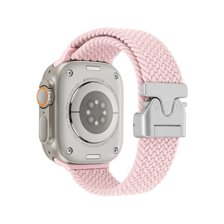 For Apple Watch 42mm / 41mm / 40mm / 38mm Snap Button Braided Watch Band