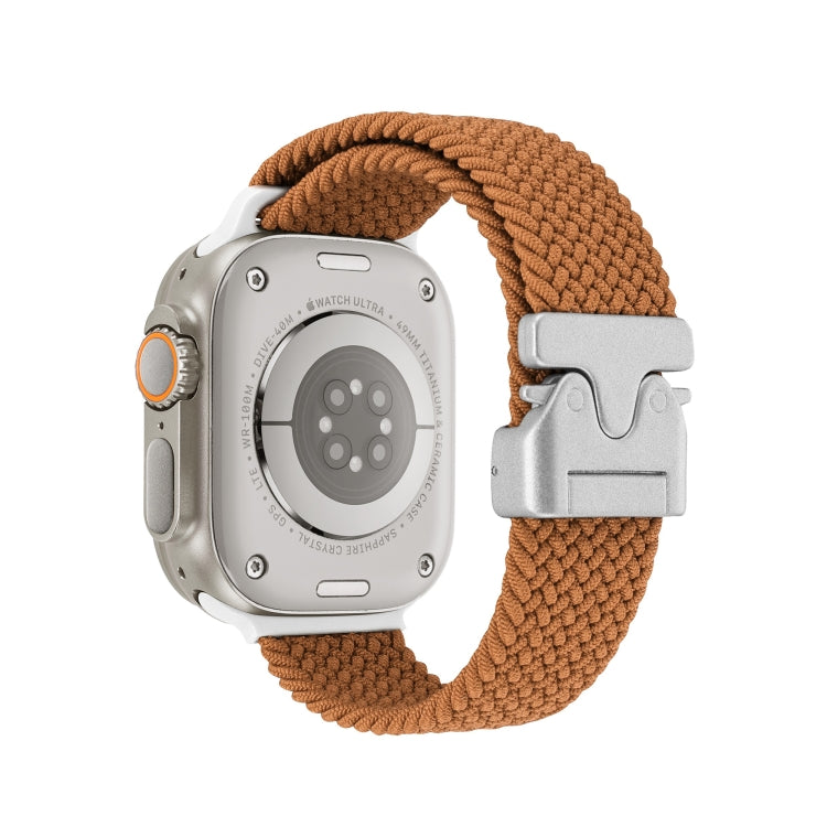 For Apple Watch 42mm / 41mm / 40mm / 38mm Snap Button Braided Watch Band